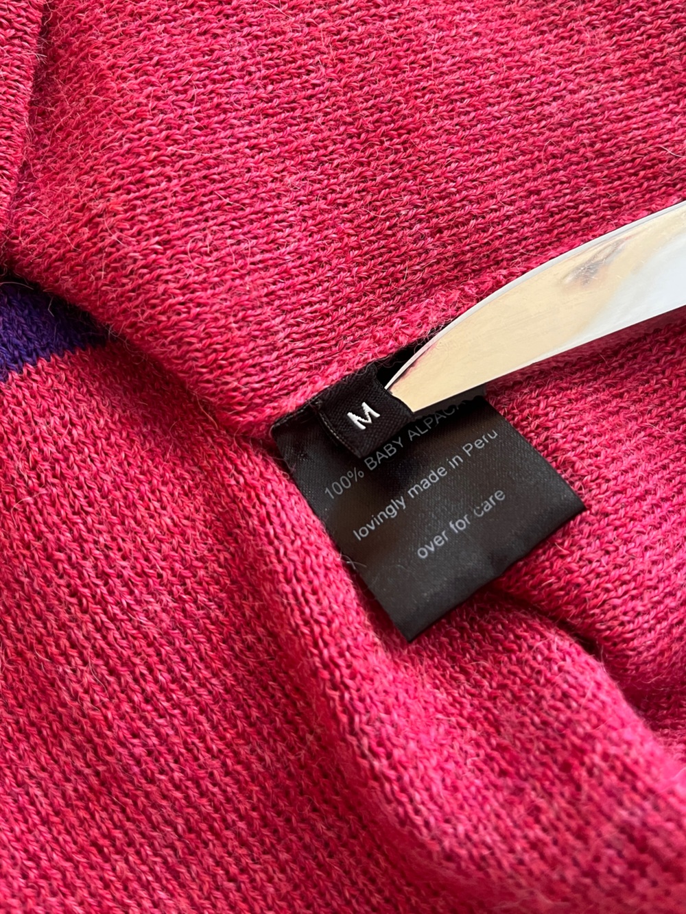 Rachel Comey Baby Alpaca Sweater Sz M | Boatneck, Colorblock, RARE - Picture 4 of 5